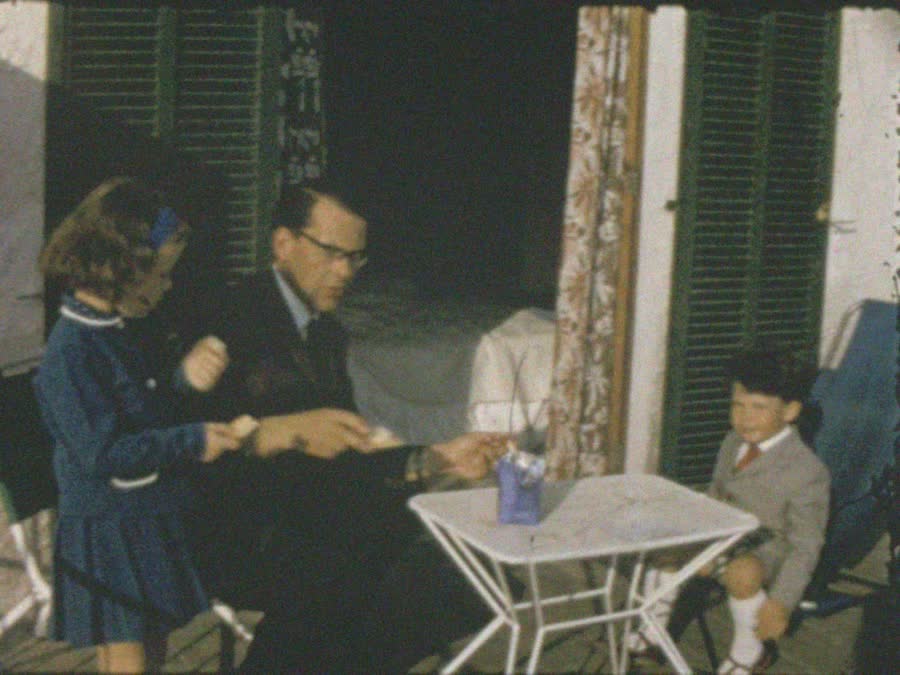 Stage 1: Super 8 reel inspected and cleaned before scanning